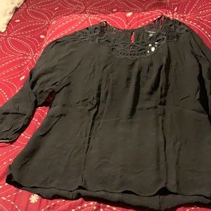 Lane Bryant Black Blouse Size 18/20